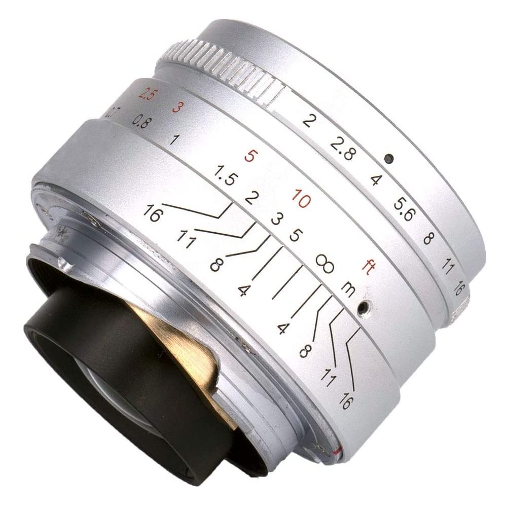 7artisans 35mm f/2 Lens for Leica M in Silver