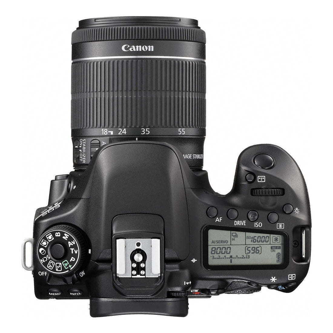 Canon EOS 80D DSLR Camera and 18-55mm IS STM and 55-250mm IS STM White Box