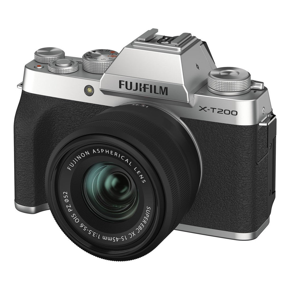 X-T200 Mirrorless Camera and 15-45mm Lens in Silver