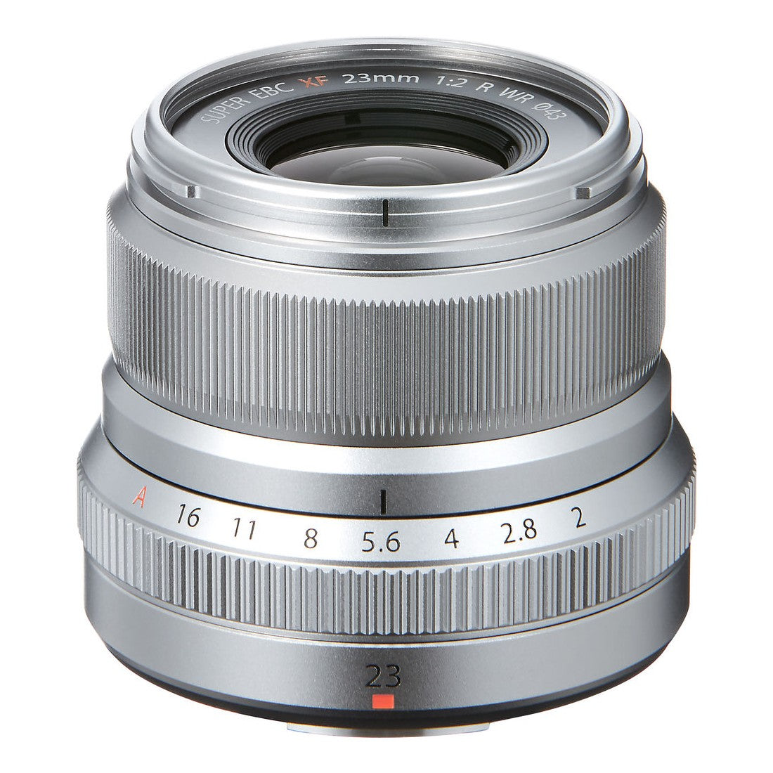 Fujifilm XF 23mm f2 R WR Lens in Silver