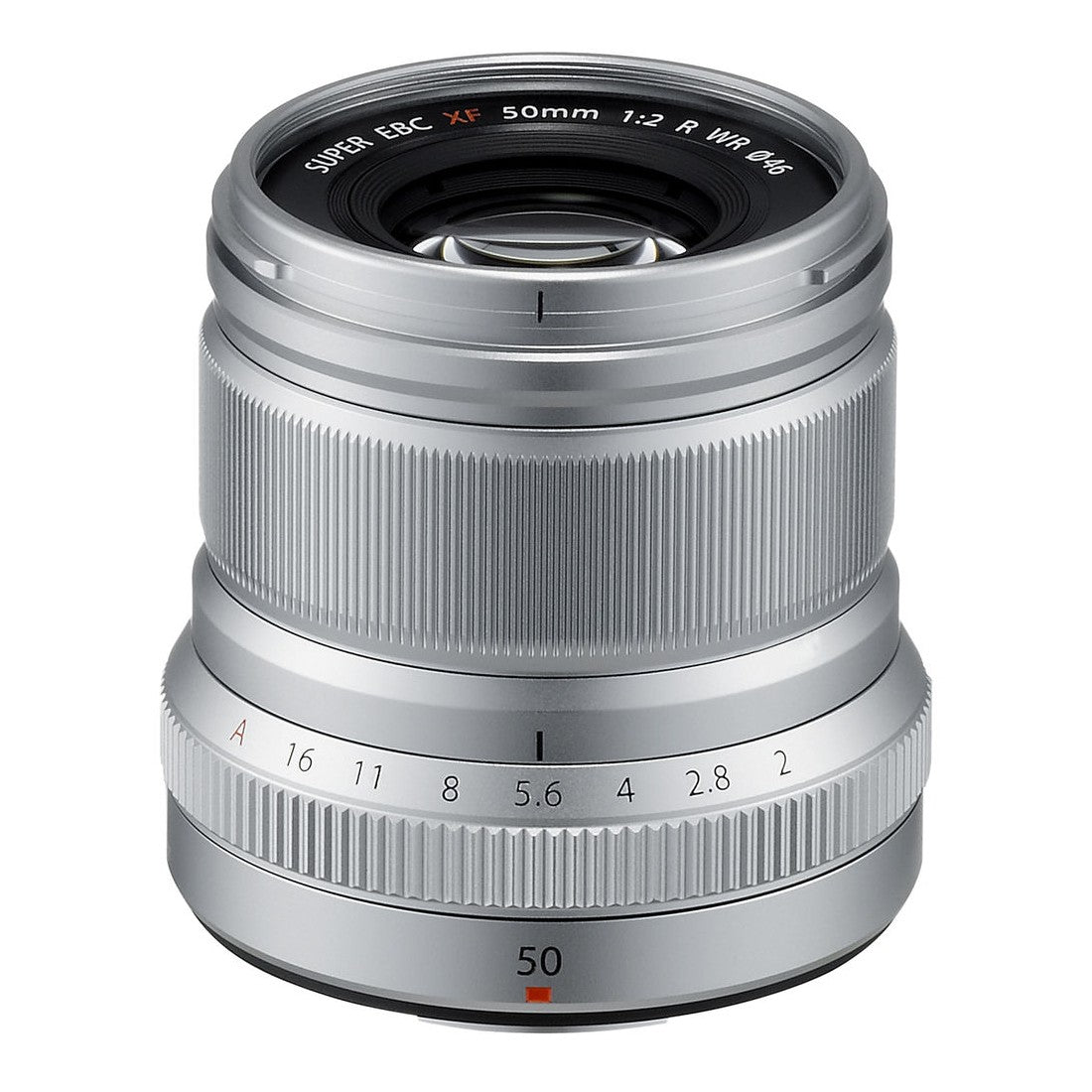 Fujifilm XF 50mm f2 R WR Lens in Silver