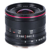 7.5mm f/2 MFT Lens (Ultra-Light Version) for Micro Four Thirds in Black