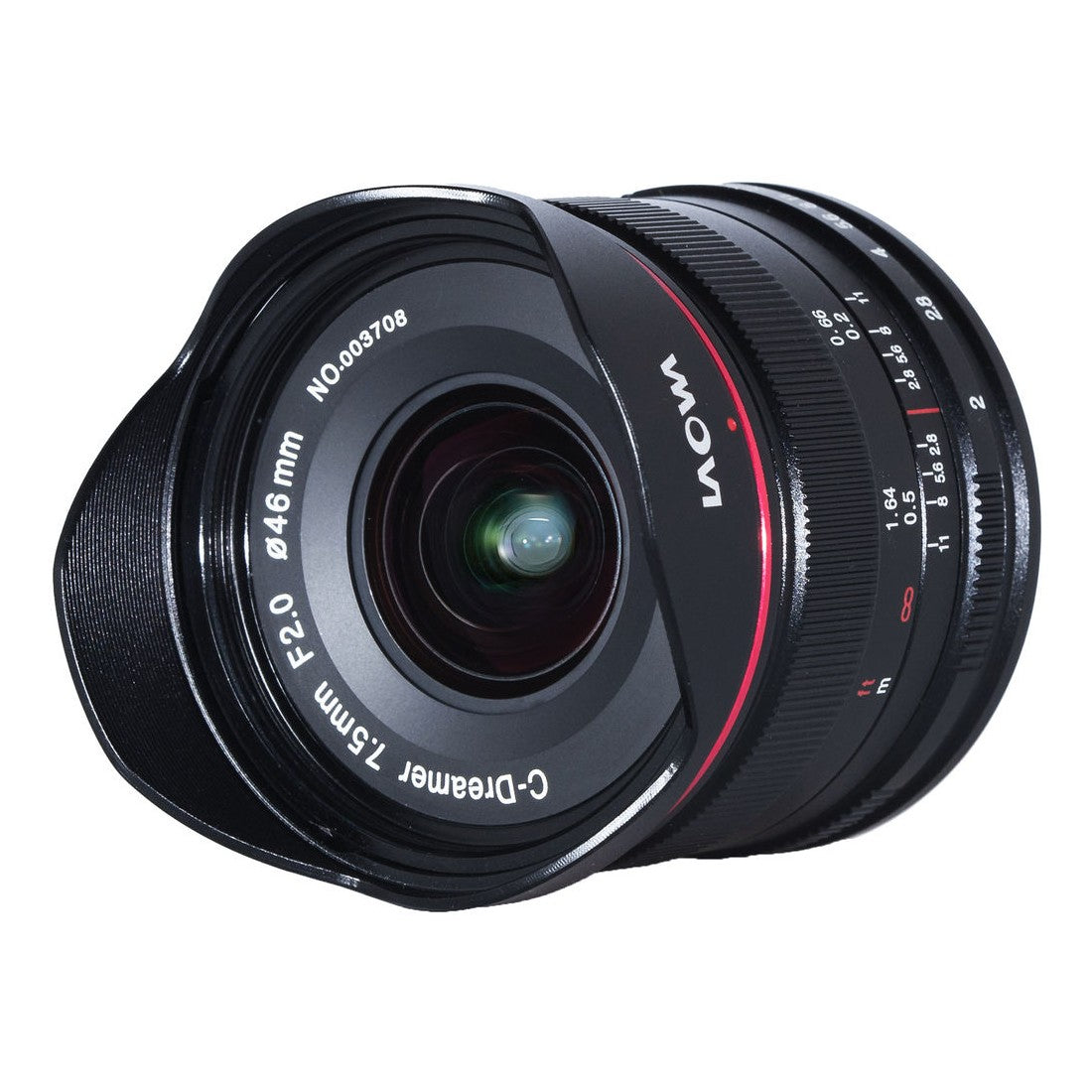 7.5mm f/2 MFT Lens (Ultra-Light Version) for Micro Four Thirds in Black