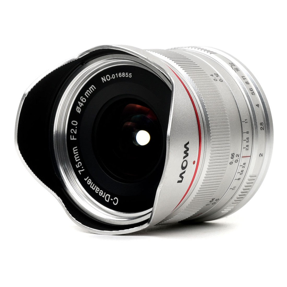 Laowa 7.5mm f2 MFT Lens (Ultra-Light Version) for Micro Four Thirds in Silver