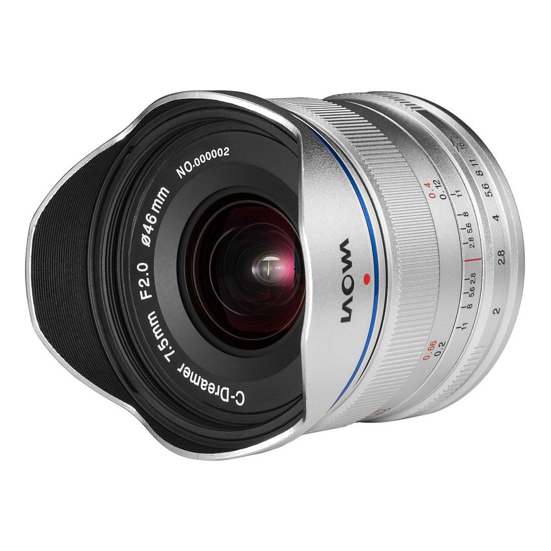 Laowa 7.5mm f/2 MFT Lens for Micro Four Thirds in Silver