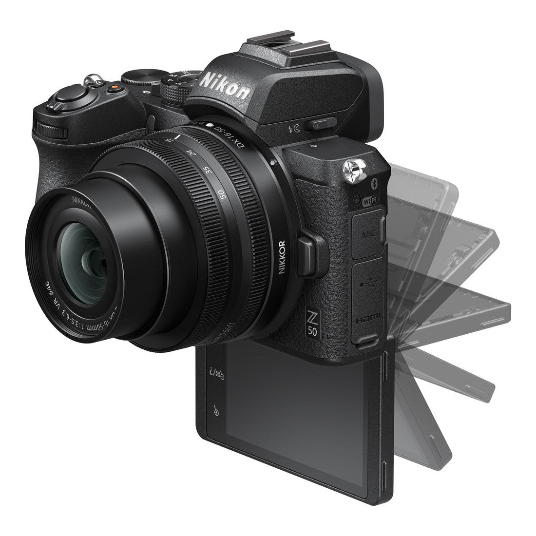 Nikon Z50 Mirrorless Camera Body and 16-50mm f3.5-6.3 VR lens kit