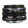 Olympus M.ZUIKO Digital 17mm f1.8 Lens in Black