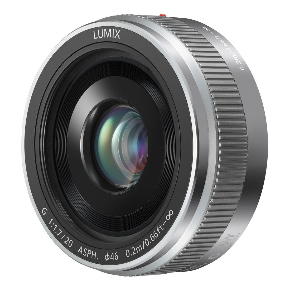 Panasonic Lumix G 20mm f1.7 II ASPH. Lens in Silver