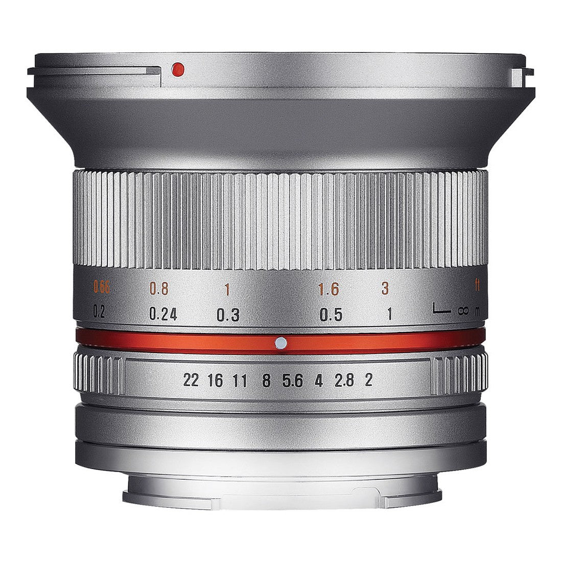 Samyang 12mm f2.0 NCS CS Lens in Silver
