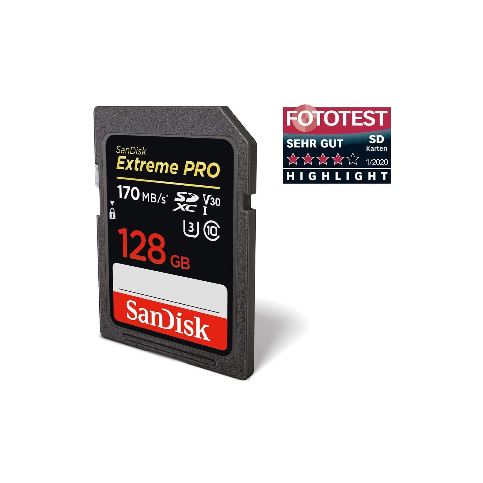 SanDisk 128GB Extreme PRO UHS-I SDXC Memory Card