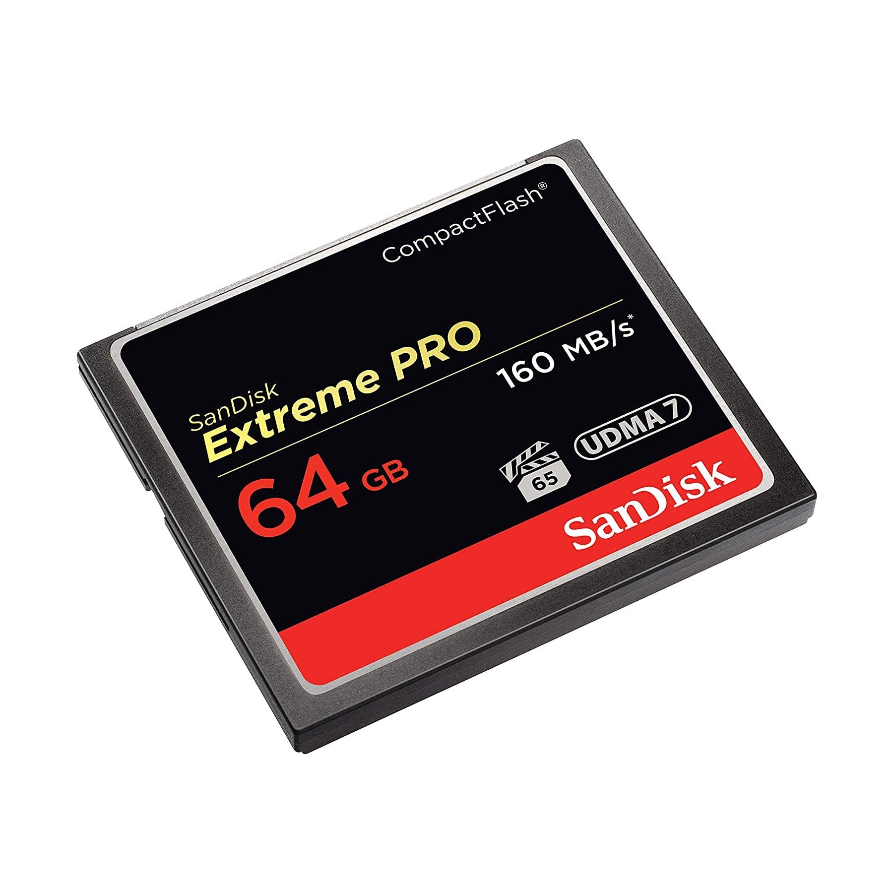 SanDisk 64GB Extreme Pro CompactFlash Memory Card (160MBs)