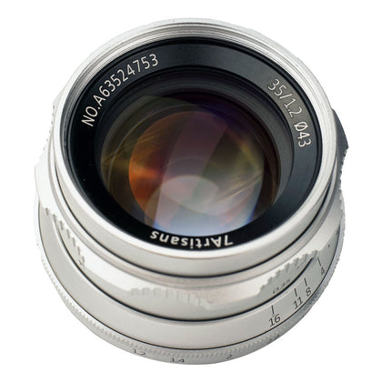 7artisans 35mm f/1.2 Lens in Silver