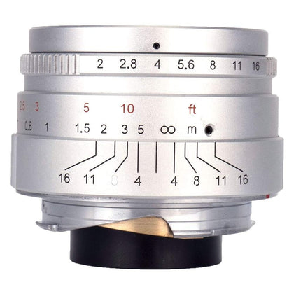 7artisans 35mm f/2 Lens for Leica M in Silver