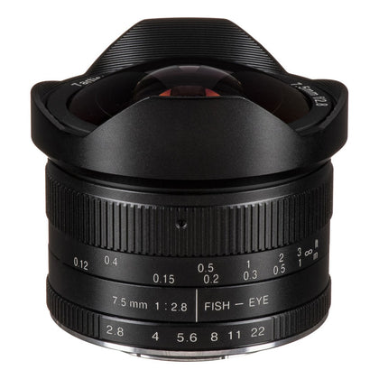 7artisans 7.5mm f/2.8 Fisheye Lens in Black