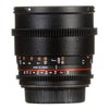 Samyang 85mm T1.5 VDSLRII Cine Lens