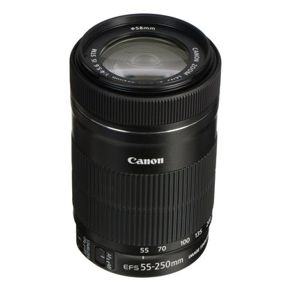 Canon EF-S 55-250mm f4-5.6 IS STM Telephoto Zoom Lens