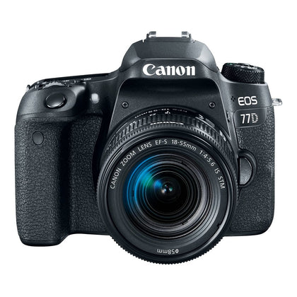 Canon EOS 77D DSLR Camera and 18-55mm Lens