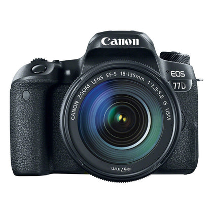 Canon EOS 77D DSLR Camera and EF-S 18-135mm f3.5-5.6 IS Nano USM Lens