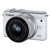 Canon EOS M200 Mirrorless Camera and 15-45mm Lens in White