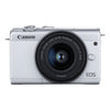 Canon EOS M200 Mirrorless Camera and 15-45mm Lens in White