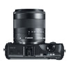 Canon EOS M Mirrorless Camera and EF-M 18-55mm f3.5-5.6 IS STM Lens in Black