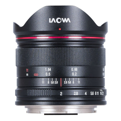 7.5mm f/2 MFT Lens (Ultra-Light Version) for Micro Four Thirds in Black