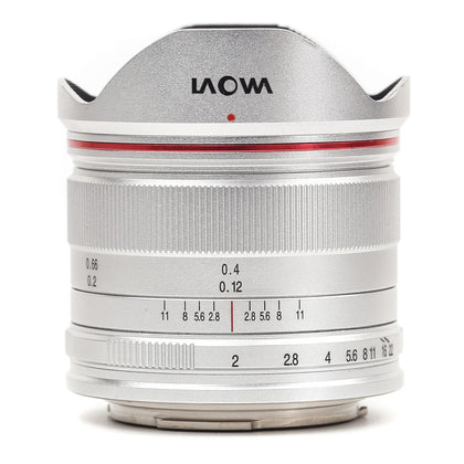 Laowa 7.5mm f2 MFT Lens (Ultra-Light Version) for Micro Four Thirds in Silver