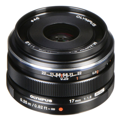 Olympus M.ZUIKO Digital 17mm f1.8 Lens in Black