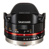 Samyang 7.5 mm f3.5 UMC Fish-eye MFT Lens in Black