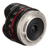 Samyang 7.5 mm f3.5 UMC Fish-eye MFT Lens in Black