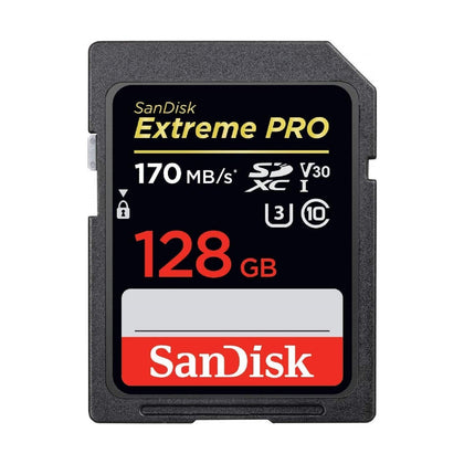 SanDisk 128GB Extreme PRO UHS-I SDXC Memory Card