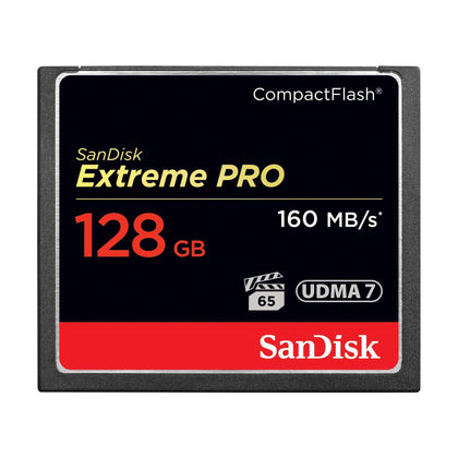 SanDisk 128GB Extreme Pro CompactFlash Memory Card (160MBs)