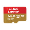 SanDisk 128GB Extreme UHS-I microSDXC Memory Card with SD Adapter