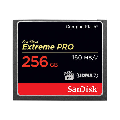 SanDisk 256GB Extreme Pro CompactFlash Memory Card (160MB/s)