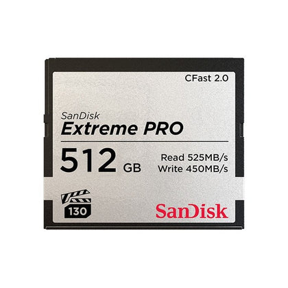 SanDisk 512GB Extreme PRO CFast 2.0 Memory Card