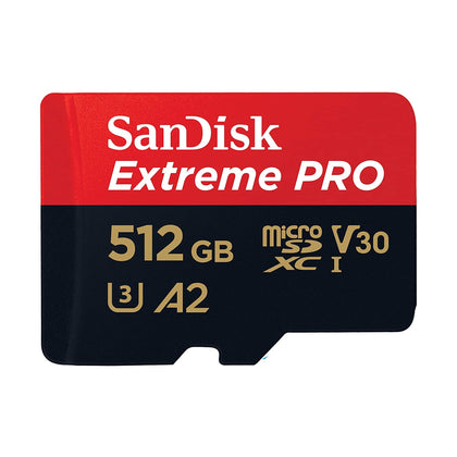 SanDisk Extreme Pro Micro SDXC 512GB SDSQXCZ Memory Card