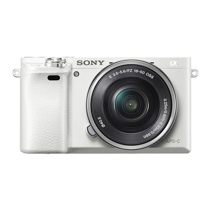 Sony Alpha a6000 Mirrorless Camera and 16-50mm Lens in White